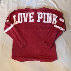 Pink Arkansas long sleeve top-Sz M